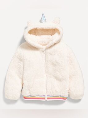 Old Navy Toddler Girls Critter Hooded Jacket (Size: 5T)